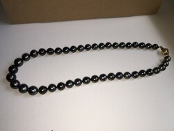 Tahitian pearl string with 14 kr clasp