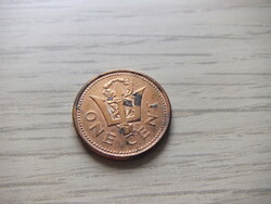 1 Cent 2001 Barbadian