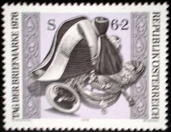 A1536 / Austria 1976 stamp day stamp postal clerk