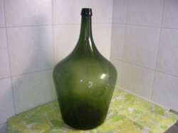 Glass balloon, jug, demison, green, decoration