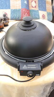 Beem electric family grill with large lid temperature control unused! 50X40 cm.....