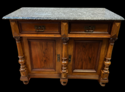 German sublot chest of drawers with marble top