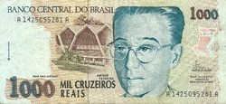 1000 Cruzeiros reais 1993 Brazil