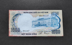 Vietnam 1000 Dong 1972