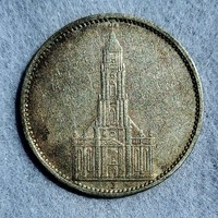 Reichsmark ezüst 5 márka 1934 J