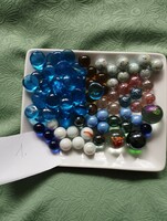 Glass balls, glass pebbles approx. 90 pcs/pack