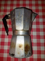 Régi aluminium kotyogó kávéfőző