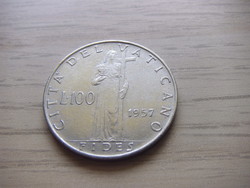 100 Lira 1957 Vatican