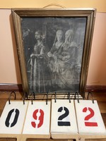 XIX. századi szines metszet, 26 x 36 cm-esek, keretezve.0922