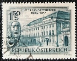 A988p / Austria 1953 the Linz Landes Theater stamp