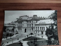 Régi fotó képeslap,Veszprém, Megyei Tanácsháza, 1962