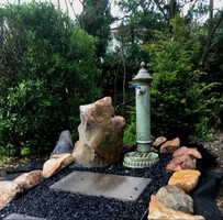 Cast iron garden fountain