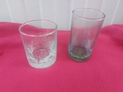 Veiled glass cup