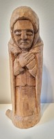 A wooden statue from the village of the thousand-year border (24 cm)