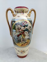 A wonderful painted vase from Alt wien. 49 Cm. 19 No