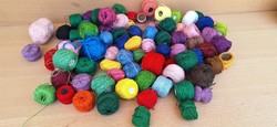 Large pile of embroidery thread 2. Almost 1 kilo
