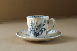Sarreguemines antique French faience porcelain cup