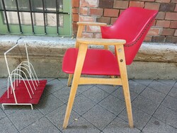 Retró designe Claus karfás szék