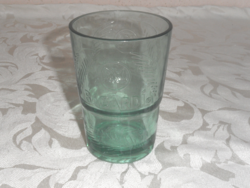 Bacardi thick-walled green plastic cup