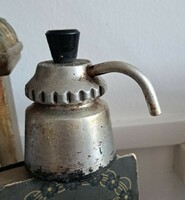 Retro alumínium, mini kávéfőző, vintage dekoráció eladó!