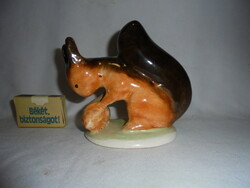Bodrogkeresztúr ceramic squirrel figurine, nipp