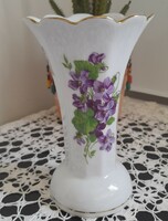 Bavarian German violet vase by Bareuther Waldsassen