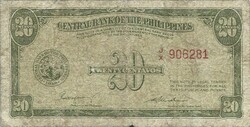 20 centavos 1949 Fülöp szigetek