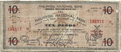 10 peso pesos 1941 Fülöp-szigetek Iloilo
