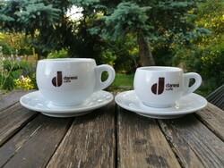 Éttermi / kávéházi csésze szett Danesi Caffe felirattal