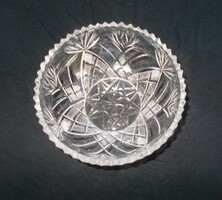 Crystal glass centerpiece, serving bowl