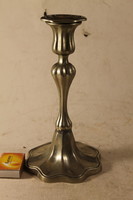 Marked metal baroque candle holder 318