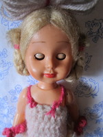 Old Italian blinking doll