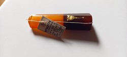 Older, Soviet-Russian, amber or vinyl hook. New condition