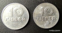 10 Filler 1969; 1970 bp.