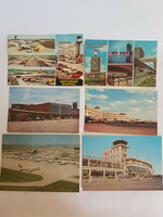 Set of 6 retro airplane postcards. 12.