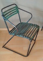 Old retro vintage beach chair industrial loft design