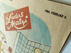 1984 March 1 / ludas matyi / newspaper - Hungarian / weekly. No.: 27715