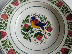 Granite decorative plate with birds - 21 cm