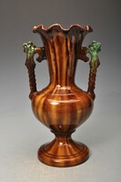 Lajos Veres mezőtúr art deco ceramic vase 28 cm.