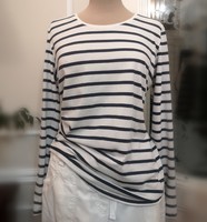 Colors of the world 42-44, xxl sailor striped t-shirt, blue-white top