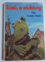 István Csukás: süsü, the dragon - old storybook with puppet photos (1982)