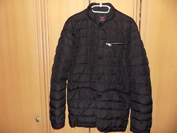 Chromosome, quilted black lined jacket, size m