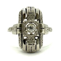 Art deco gyűrű gyémánttal
