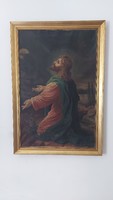 Jézus az olajfák hegyén/ Zichy Mihály  festmény olaj- vászon