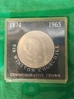 1874 -1965 Sir Winston Churchill crown commemorative medal!