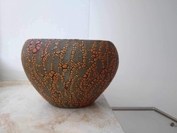 Lénárt Mihály ceramic kaspó gift decorative bowl