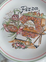 Pizza tányér 24 cm Olasz gyűjtői