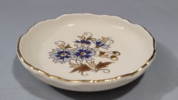 Hand-painted cornflower ring holder bowl