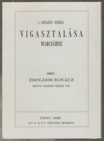 Ignaz Zzoldos: l. Annaeus Seneca's consolation for Marcia 1858