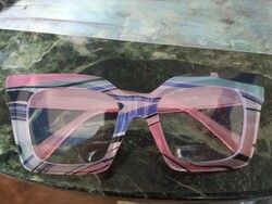 Kékfény szűrős új gyönyörű monitor szemüveg rózsaszín kék fekete mintákkal